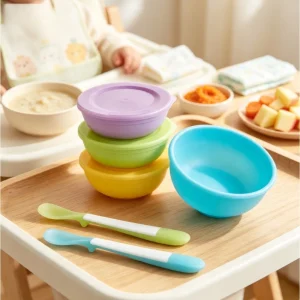 Munchkin® Love-a-Bowls™ Baby Feeding Set, Multi-Color, 10 Pack