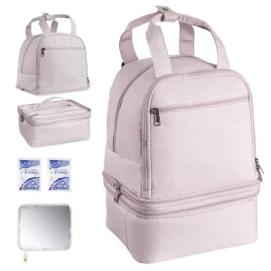 SucceBuy Breast Pump Backpack Portable Breast Feeding Carrying Case Fits S1/S2 Pumping Accessories