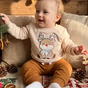 Long  Sleeve Sweatshirt Pants  Christmas Pants Set