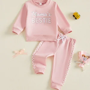 Toddler Girl Outfit Jogger Pants Set